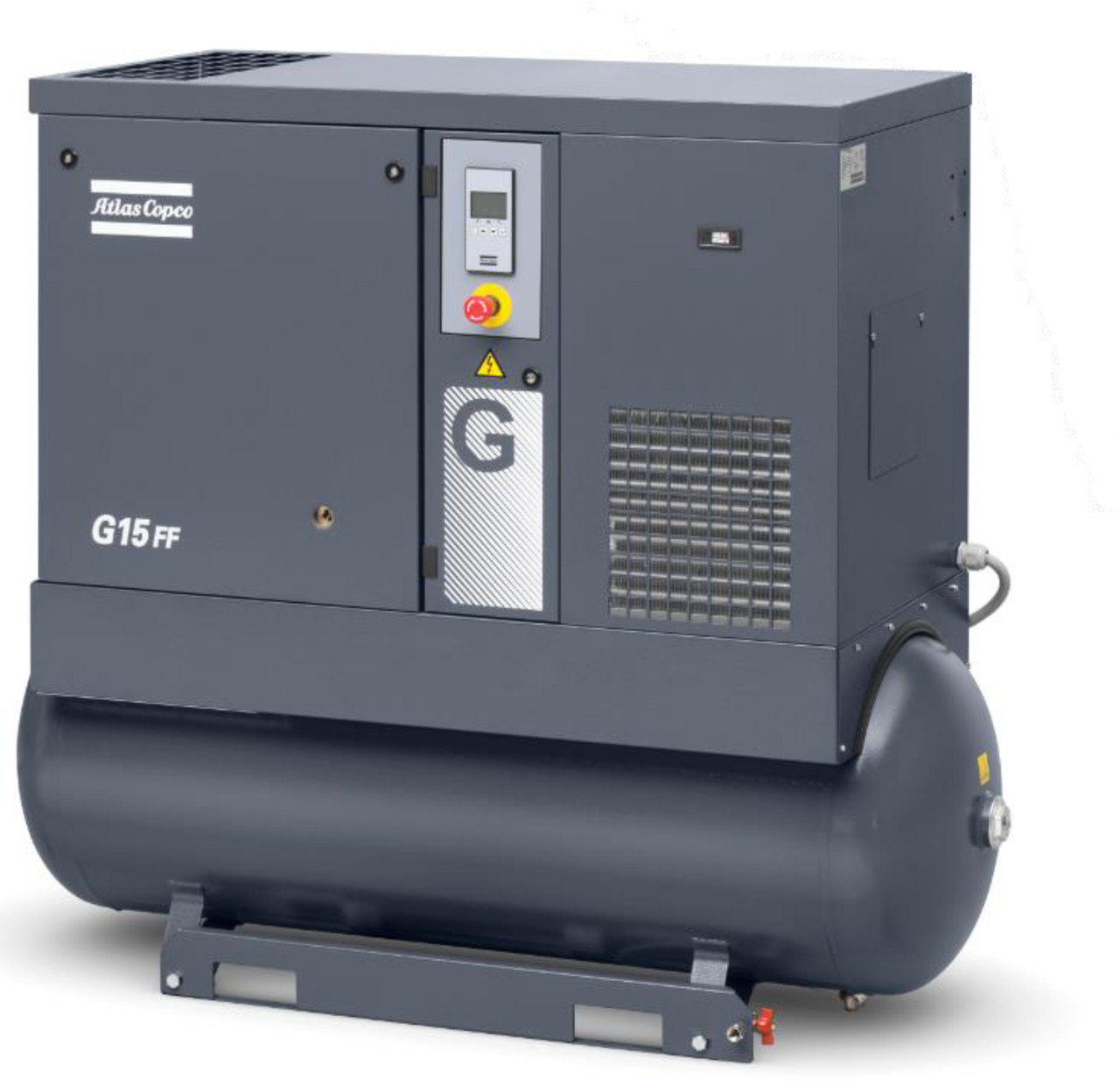 Компрессор винтовой маслосмазываемый Atlas Copco G15 10FF / 400В 3ф 50Гц без N / CE TM(270l)